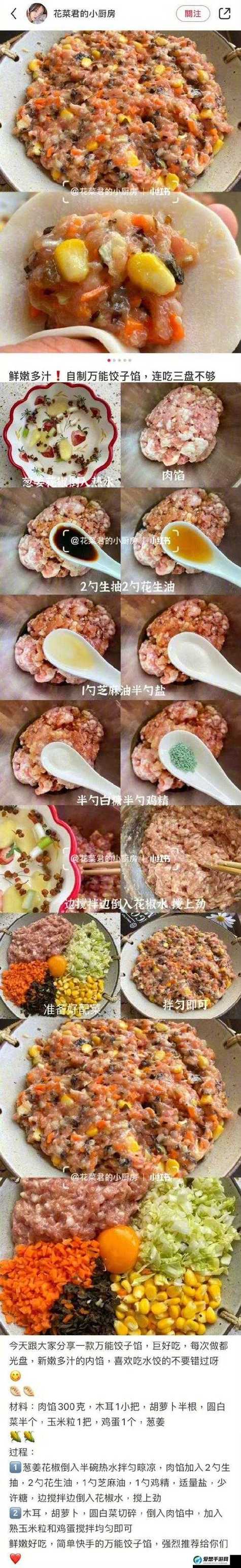 授课方式BY肉馅小水饺，教学的美味体验