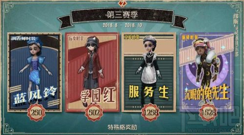 第五人格新推理之径奖励是什么_第三赛季奖励皮肤道具一览